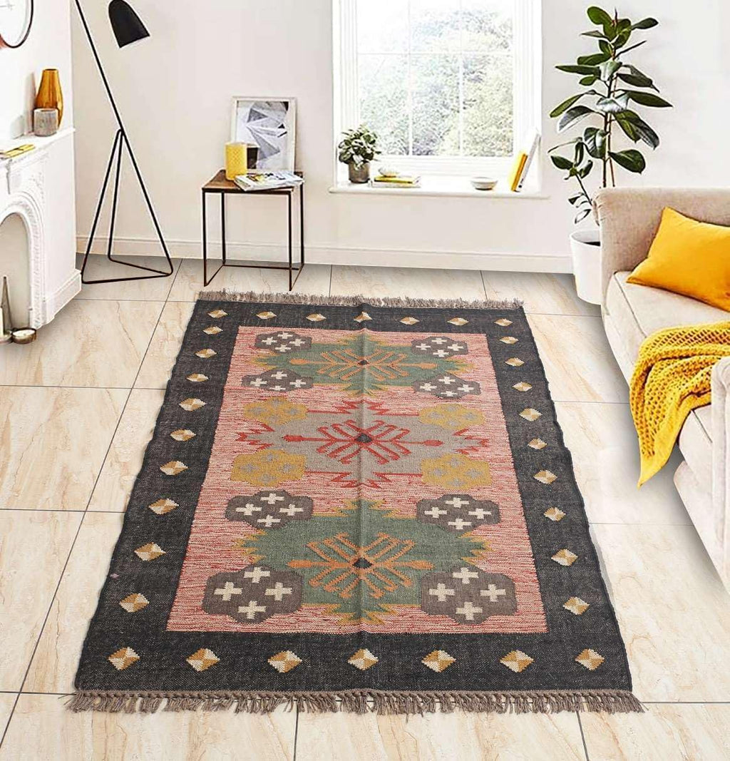 Washable Jute Wool Pet Friendly Rug