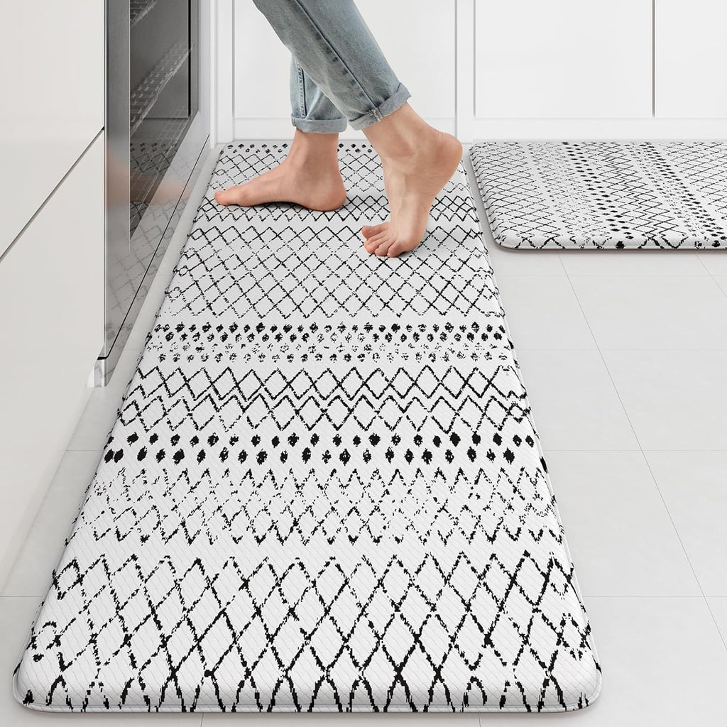 Black White Waterproof Foam Mat Set