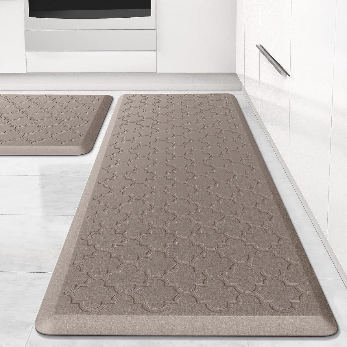 2PC Waterproof Foam Kitchen Mats