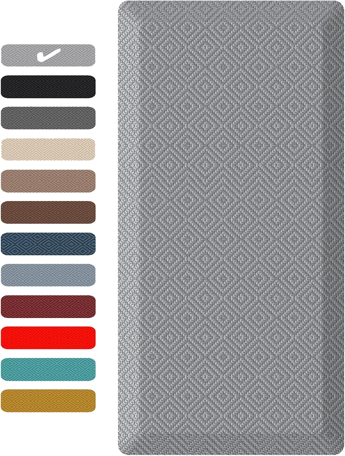 Grey Thick Waterproof Kitchen Cushion Mat