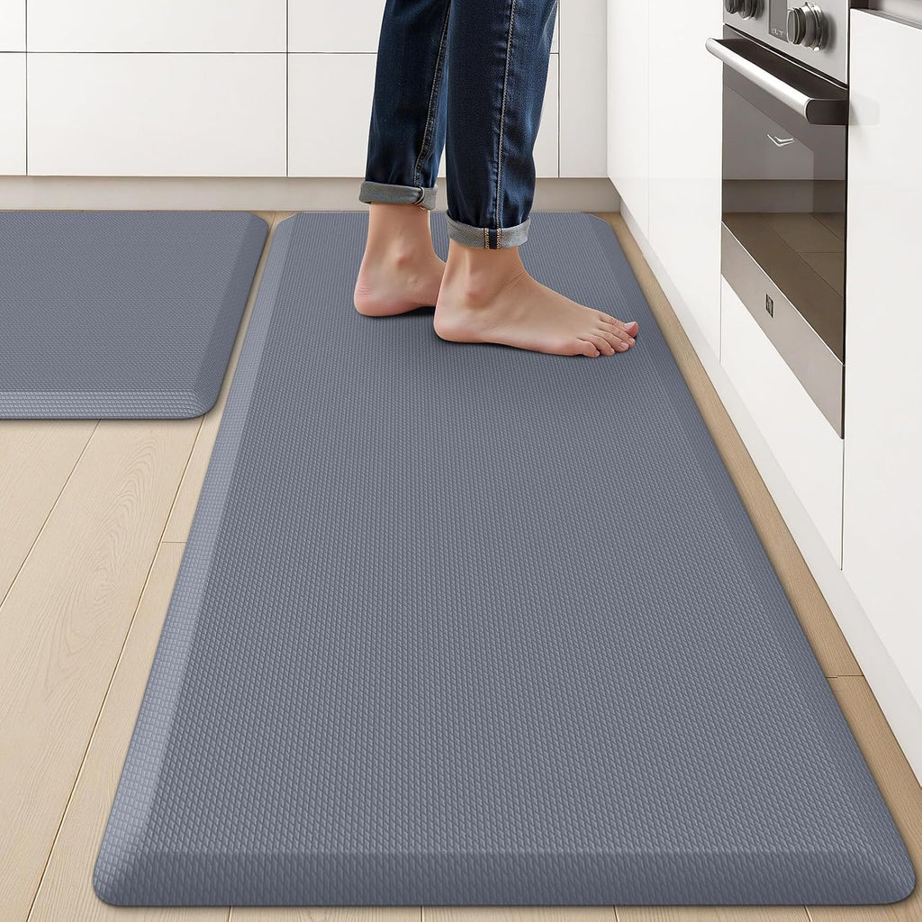 2PC Stainproof Foam Kitchen Mats