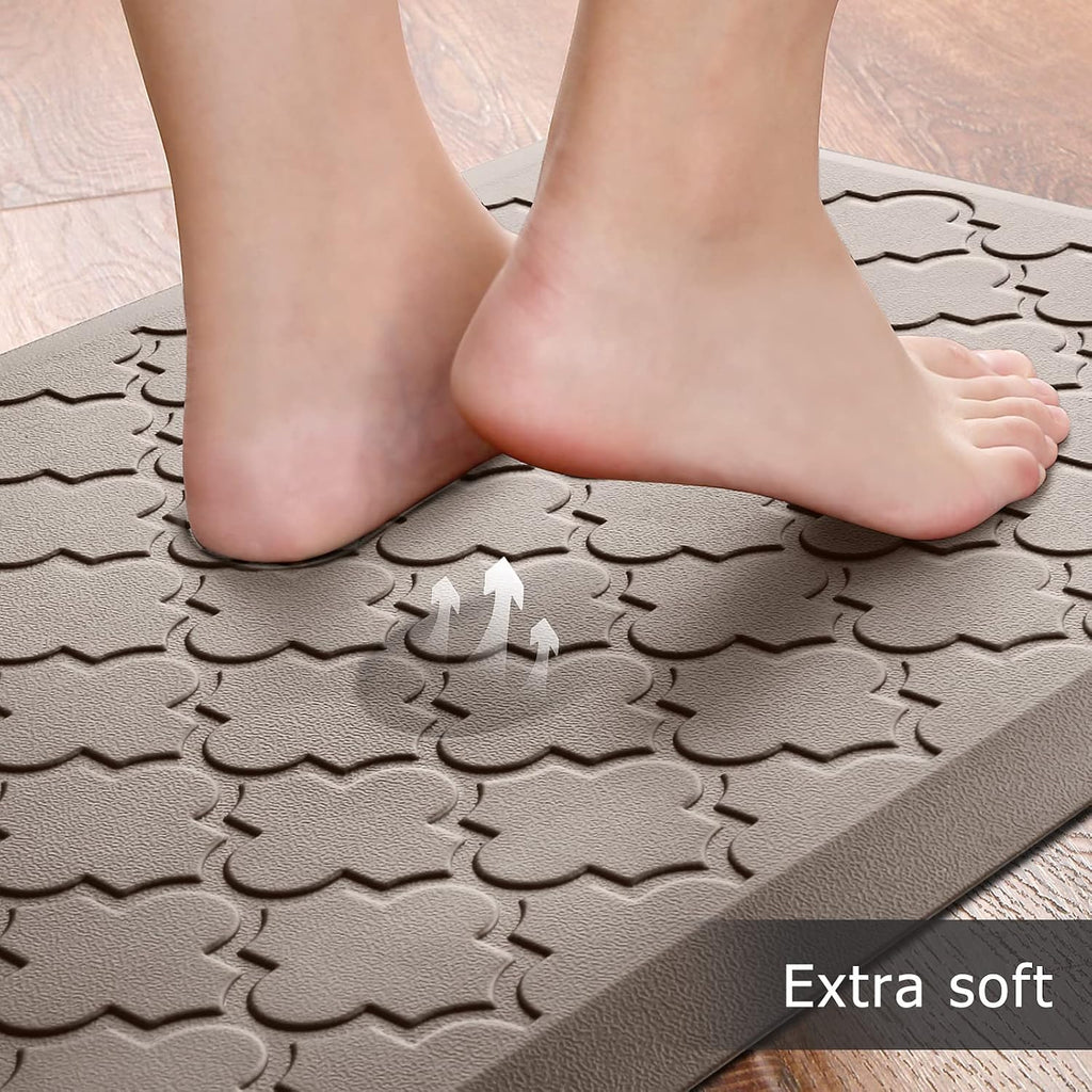 2PC Waterproof Foam Kitchen Mats