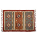 Multicolor Woven Jute Kilim Runner Rug