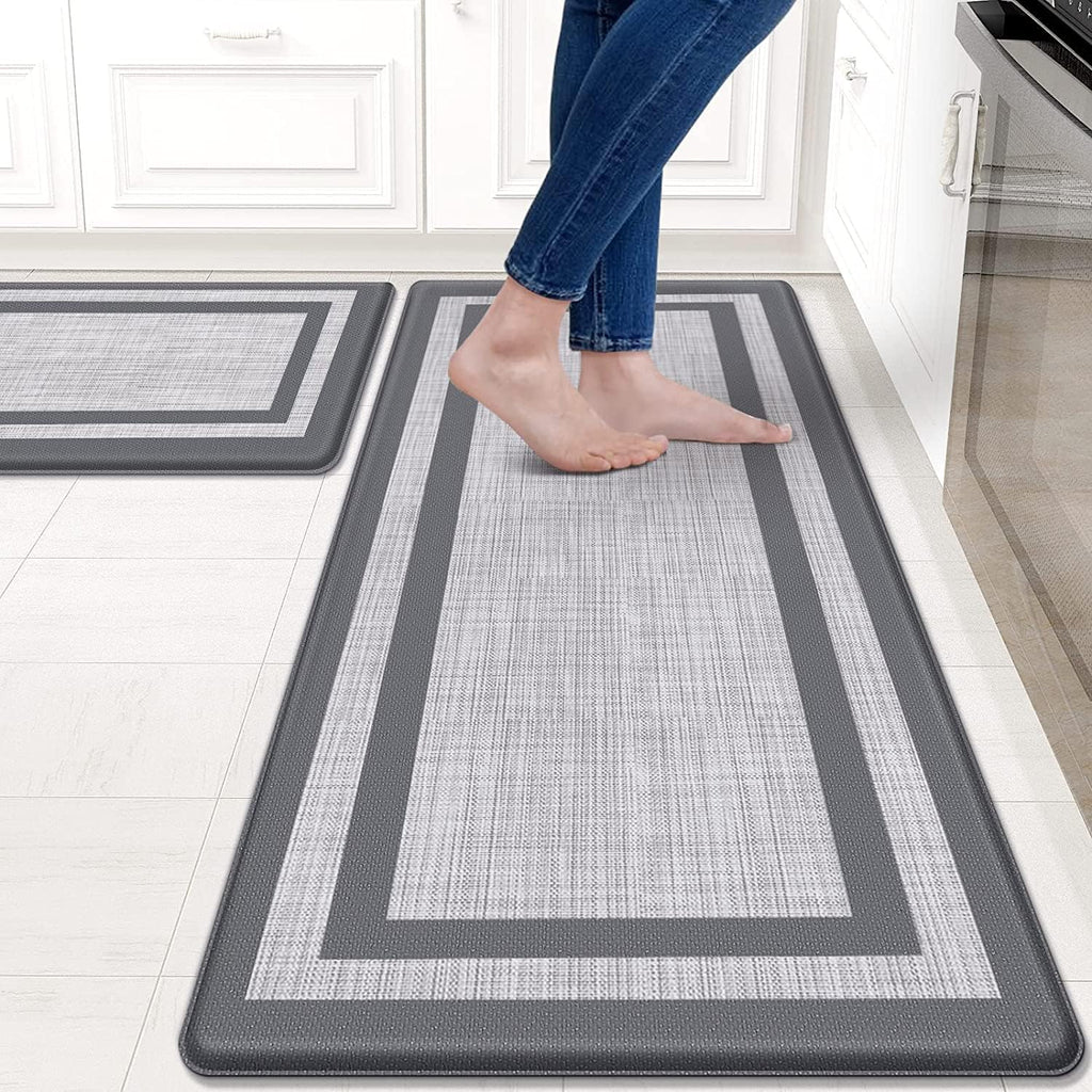Grey PVC Anti-Fatigue Mat Set