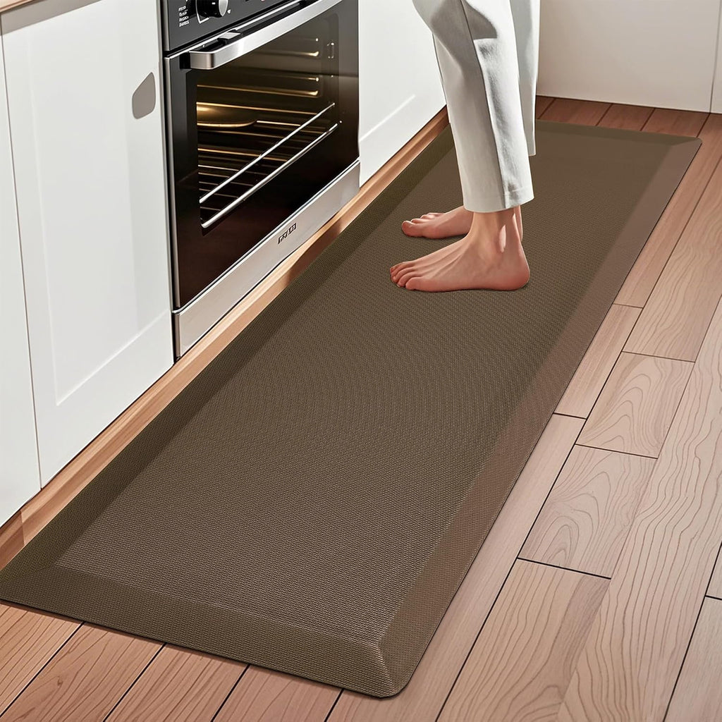 Brown Thick Waterproof Foam Kitchen Mat