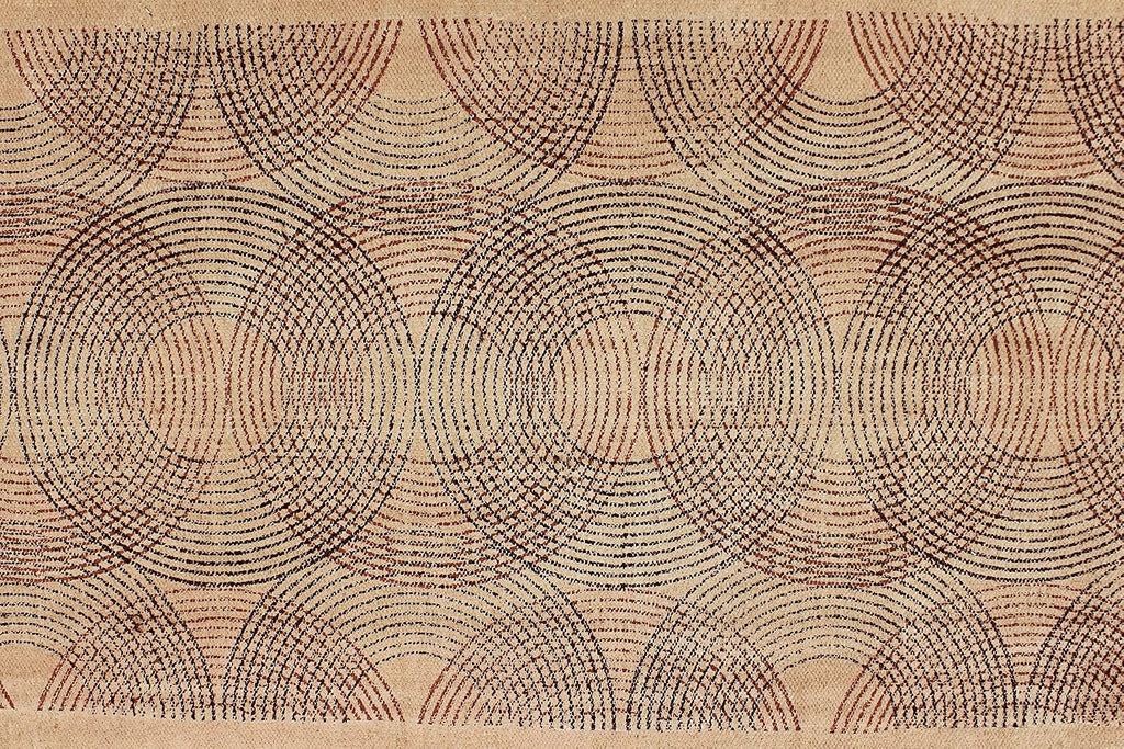 Brown Handwoven Boho Kilim Area Rug