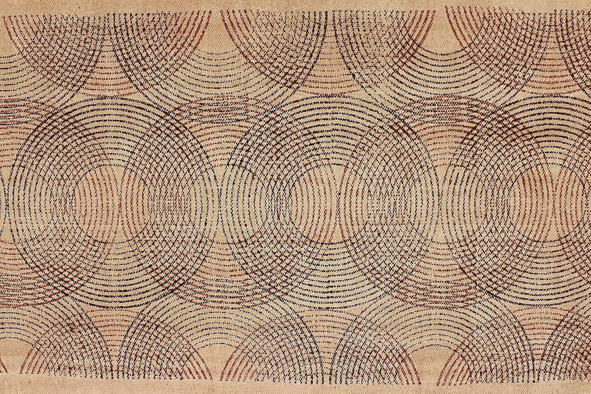 Brown Handwoven Boho Kilim Area Rug